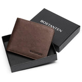 BOSTANTEN Men Vintage Credit Card Holder Blocking Rfid Wallet