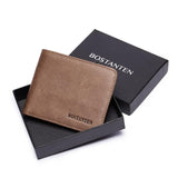 BOSTANTEN Men Vintage Credit Card Holder Blocking Rfid Wallet