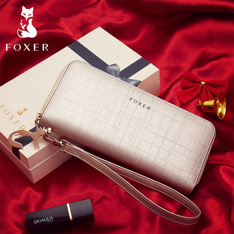 FOXER Brand Women's Leather Wallet